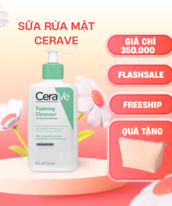 sữa rửa mặt cerave